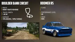 NEW WORLD RECORD - Wreckfest Speedrun - Bolder Bank Circuit Short Route Reverse - Class D - 1:09.464