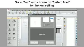 GoLabel - ITF14 code supports Windows fonts