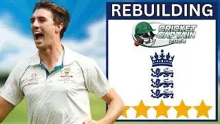 THE ASHES DOWN UNDER | Cricket Captain 2024 Rebuilding England