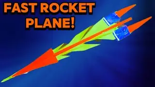 How to Make a FAST Rocket Paper Plane ✈️ | Super Long Distance Flyer Tutorial 
