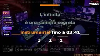 1455 L'infinità KARAOKE (B Renato Malanchini Version) base con cori (3 versioni in descrizione)