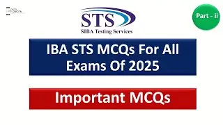 IBA STS Most Important MCQs for All Exams Part-2 by  @digitaldiscite  | IBA STS Test MCQs