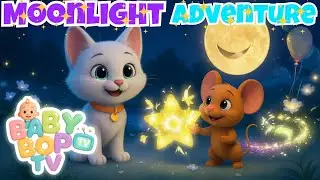 🌙 Mimi & Toto&rsquo;s Moonlight Adventure | Magical Bedtime Story & Song for Kids | Baby Bop TV