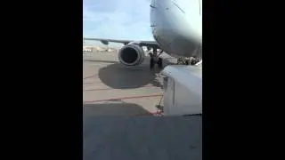 Embraer 190 pushback at YYZ