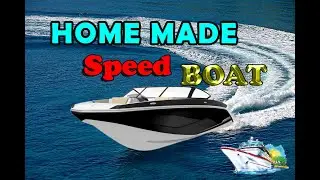Home Made Speed Boat 5.5HP Engine