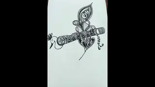 krishna flute beautiful drawing art