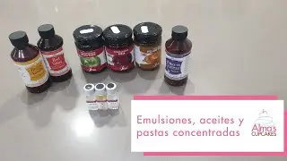 Emulsiones, aceites saborizantes y pastas concentradas - Alma's cupcakes