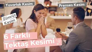 En Pop&uuml;ler 6 Tektaş Modeli l Yuvarlak Kesim Tektaş mı, Prenses Kesim mi? l  Bridolog