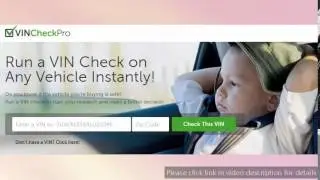 Run Vin Check & Get Vehicle History Report