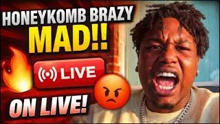 HoneyKomb Brazy Crashed Out On Live His Homies Sleeping With His Mom Birdman Playing 😱