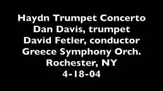 Haydn Trumpet Concerto, Dan Davis