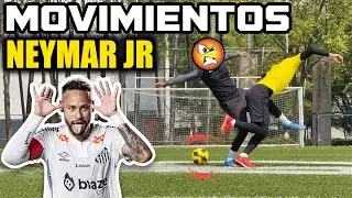 5 MOVIMIENTOS al ESTILO de NEYMAR JR para SORPRENDER a tu RIVAL en el FUTBOL ⭐️⚽️