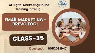 Email Marketing - brevo tool Free Digital Marketing Online Class -35