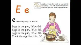 Phonics E With song Jolly Phonics