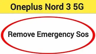 OnePlus Nord 3 5G me emergency SOS Kaise hataye, how to remove emergency SOS
