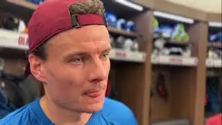Victor Olofsson on balancing schedule, focus vs Canucks