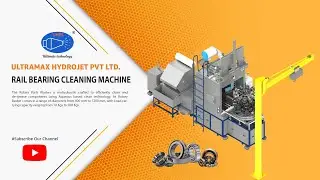 How to Clean Rail Bearing Cleaning Plant #video #cleaningequipment #manufacturing #railway #bearing
