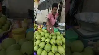 Extreme level Guava Fruit Cutting Skills in India #shorts