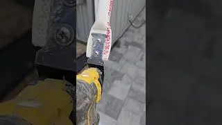 Decided to make a concrete vibrator. #DIY #Oscillatingtool #diyhack #fencingwork  #concrete #short