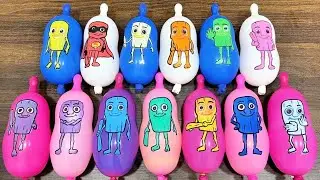 Making Slime With Transparent Balloons - Relaxing Sound -Satisfying Slime - NO EDITING VIDEO #4k