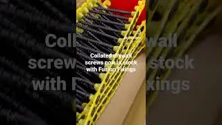 Collated drywall screws - The range is growing at Fusion Fixings