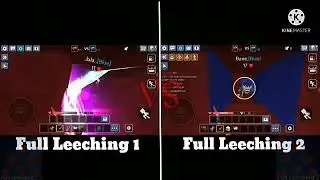 leaching 1 vs leaching 2 in(blockman go)