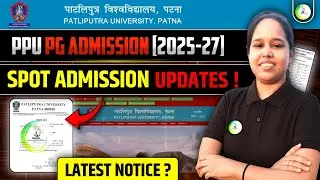 ppu pg spot admission 2025| ppu pg 3rd merit list 2025 ✅️ | ppu pg spot admission 2025 apply date |