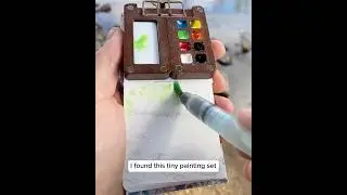 PocketArtist: Paint Your Vacation Anywhere 🌴🎨✨ #vacation #trip #art #watercolorpainting