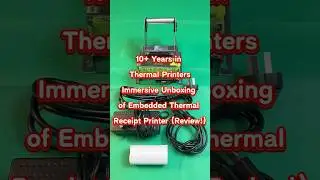 10-year thermal printer veteran manufacturer:immersive hands -on test of QR32H#thermal #printer #pos