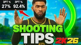 NBA 2K26 | THE BEST TIPS AND TRICKS TO GREEN EVERY SHOT (How to Shoot Better)