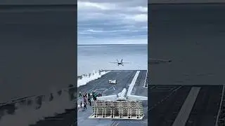 Why the First Jet Off a Carrier Lands Last#usnavy#usmilitary#f35#usarmy#f22#f18