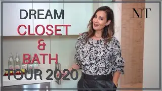 Dream MASTER CLOSET & BATHROOM MODERN Oasis TOUR | NINA TAKESH | RED ELEVATOR