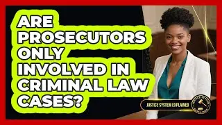 Are Prosecutors Only Involved In Criminal Law Cases? - Justice System Explained