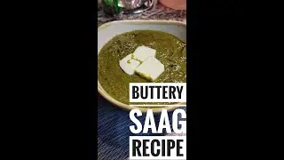 Buttery Saag Recipe (Rapini and Spinach dish)