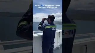 It's not easy to do this job 😎 #merchantnavy #sailorlife #lifeatsea #shippinglife #mariners #sailor