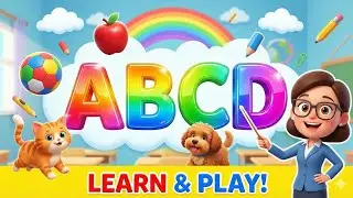 A to Z Smart Kids Learn ABCD 🧠 | Hi-Tech 3D Alphabet 