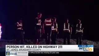 NEW DETAILS: One person dead after pedestrian-involved accident on Highway 211 in Brunswick Co.