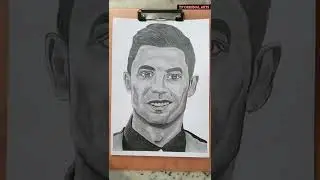 Ronaldo | Pencil Sketch | T.P ORIGINAL ARTS &bull; #ronaldo #sketch #art #artist #shorts