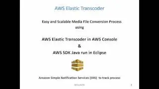 e90 Cloud Computing: AWS Elastic Transcoder (2 min)