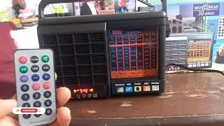 UMBOXING RÁDIO MOTOBRAS AM FM 7 FAIXAS BLUETOOTH USB SD #radio #colecionadores