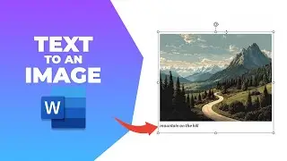 How to add text to an image in word