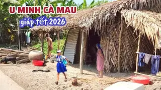 Quá Bất Ngờ Vùng Quê U Minh Cà Mau Ngày Giáp Tết 2026, Đường Làng Thiếu Bóng Người, Không đèn Đường