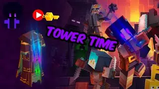 Minecraft Dungeons tower run cus funny :)