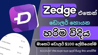 Zedge premium creator registration process in sinhala | 2024 New update | zedge earn money