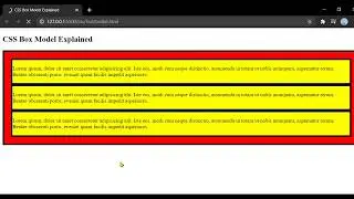 CSS Box Model explained Part 2, #8 CSS