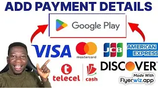 Как добавить/удалить способ оплаты кредитной картой/дебетовой картой/Telecel Cash в Play Store дл...