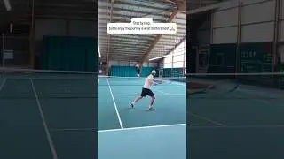 Enjoy the tennis journey #tennis #journey #tennisplayer