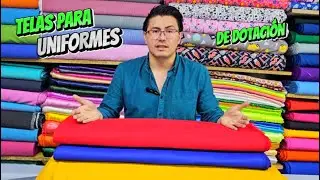 ⭐ Telas para Hacer Uniformes de Dotación 👔 👚