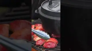 Jerk Chicken Recipe with Fresh Apples - Farm to Fork #shorts
