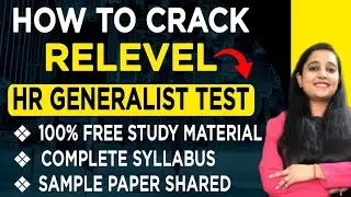 How to CRACK RELEVEL EXAM | Relevel Exam by Unacademy | HR Generalist Test | Get Jobs Directly